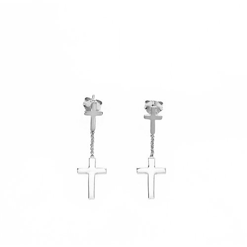 Orecchini Amen Donna Croci in Argento ORCB - ORCB